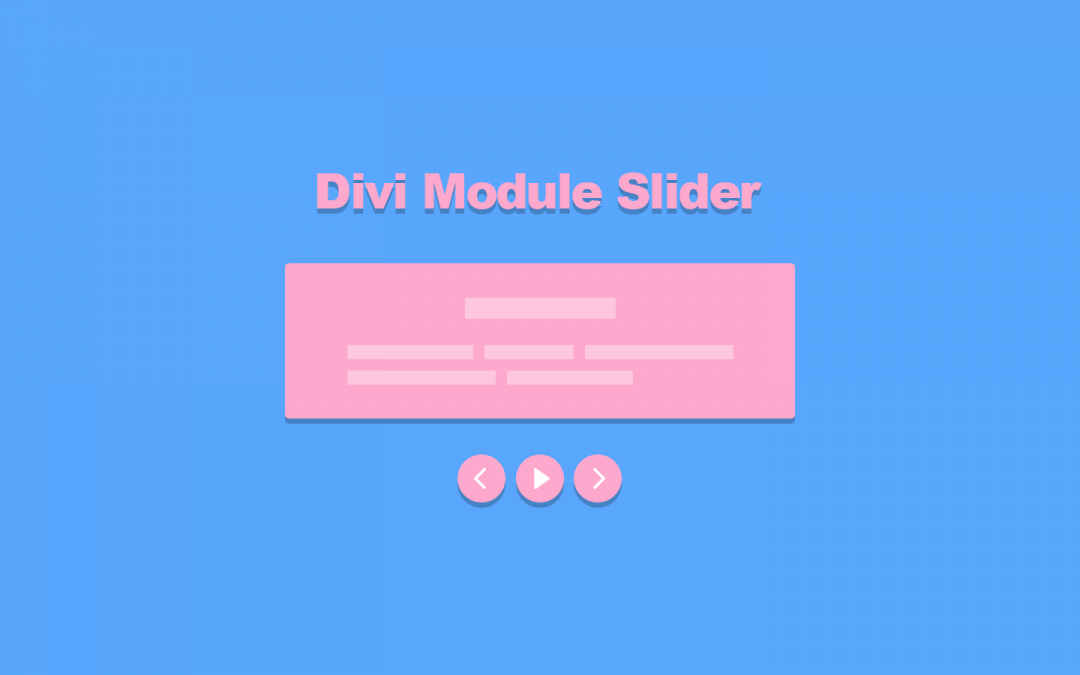 Free Download: Divi Module Slider with Pause/Play Control
