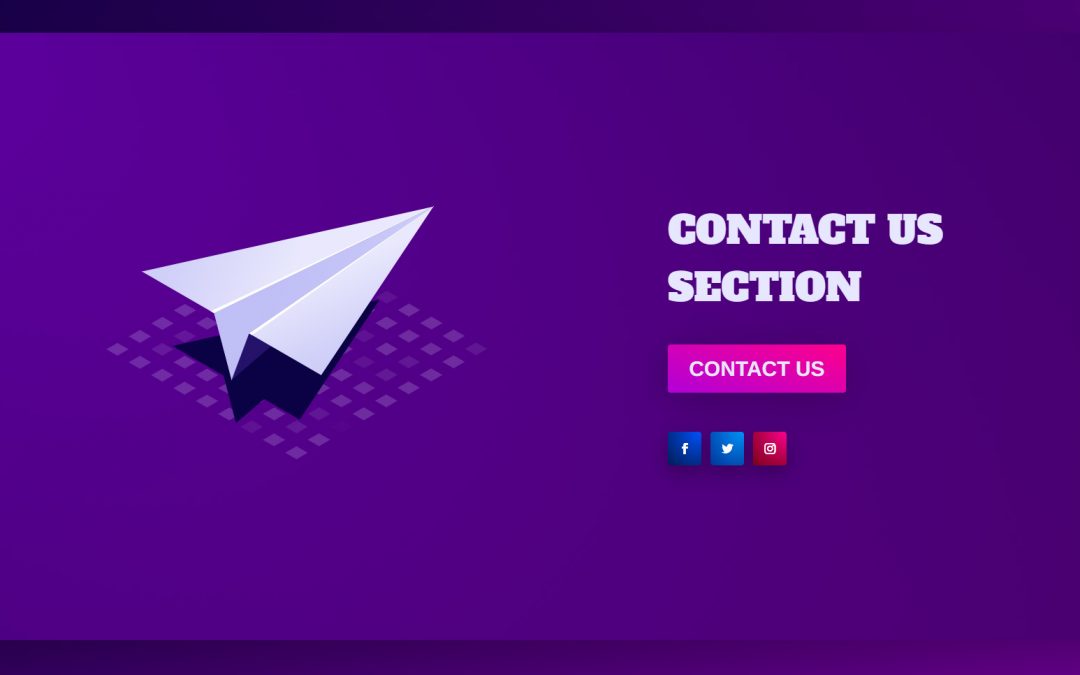 Free Download: Divi Fullscreen Contact Section with Animated SVG